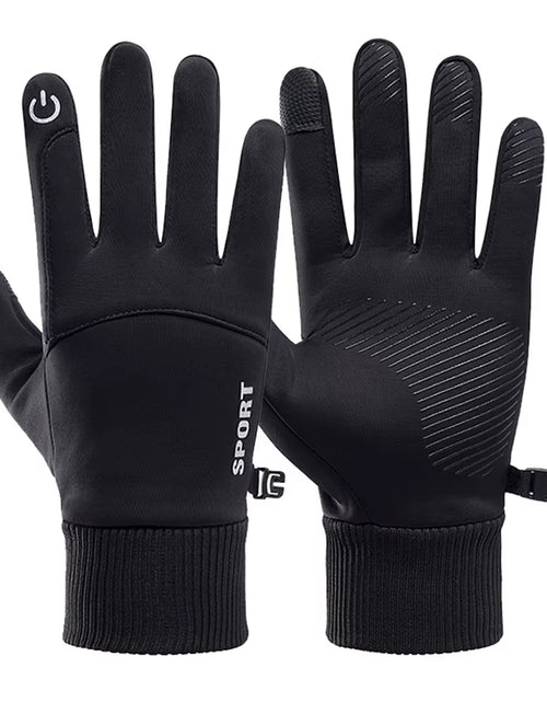 Load image into Gallery viewer, Winter Waterproof Men'S Gloves Touchscreen Windproof Sports Fishing Driving Motorcycle Ski Non-Slip Warm Cycling Women Gloves
