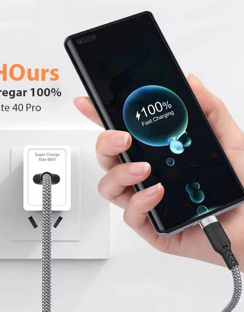 Load image into Gallery viewer, Extended 5-Meter Type-C USB Android 5A Super- Charging Cable Suitable for Huawei, Xiaomi, Vivo, and Leeco Phone Data Cable
