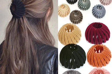 Bird Nest Shaped Ponytail Hair Clip – Magic Lazy Braider Hairpin for Women
