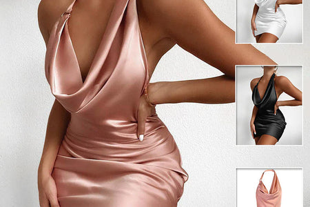 Sleeveless Backless Mini Dress