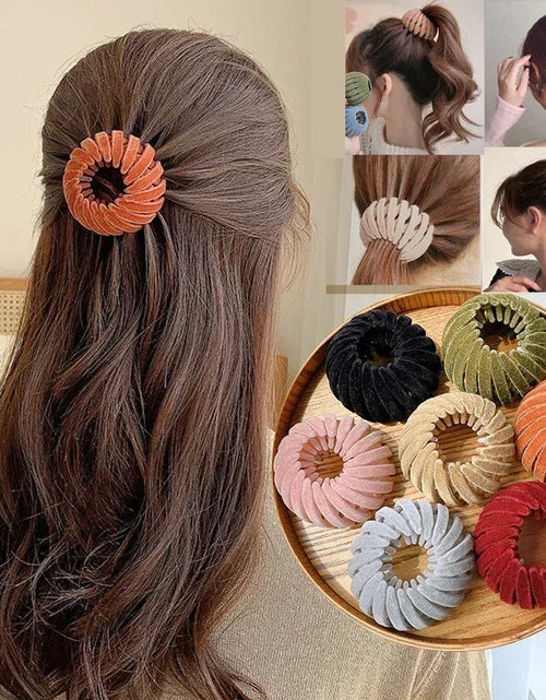 Load image into Gallery viewer, Bird Nest Shaped Ponytail Hair Clip – Magic Lazy Braider Hairpin for Women

