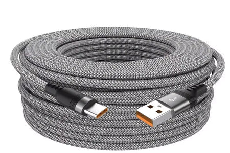 Extended 5-Meter Type-C USB Android 5A Super- Charging Cable Suitable for Huawei, Xiaomi, Vivo, and Leeco Phone Data Cable