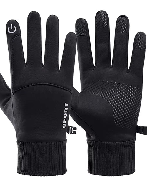 Load image into Gallery viewer, Winter Waterproof Men'S Gloves Touchscreen Windproof Sports Fishing Driving Motorcycle Ski Non-Slip Warm Cycling Women Gloves
