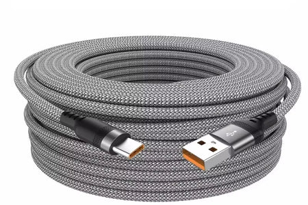 Extended 5-Meter Type-C USB Android 5A Super- Charging Cable Suitable for Huawei, Xiaomi, Vivo, and Leeco Phone Data Cable