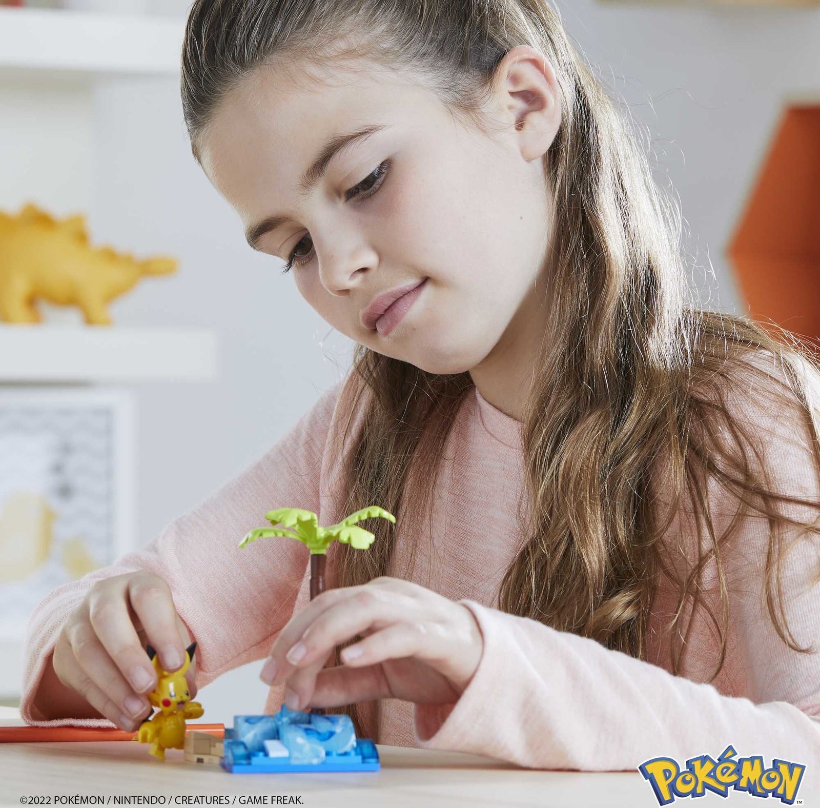 Pokemon Kit De Juguete De Construcción Salpicadura De Playa De Pikachu (79 Piezas) Para Niños
