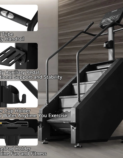 Load image into Gallery viewer, Stair Climber Commercial Grade Stair Stepper Machine for Cardio and Lower Body Workouts
