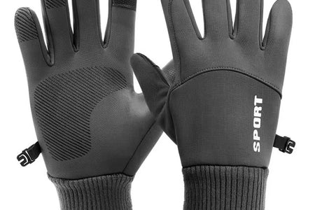 Winter Waterproof Men'S Gloves Touchscreen Windproof Sports Fishing Driving Motorcycle Ski Non-Slip Warm Cycling Women Gloves