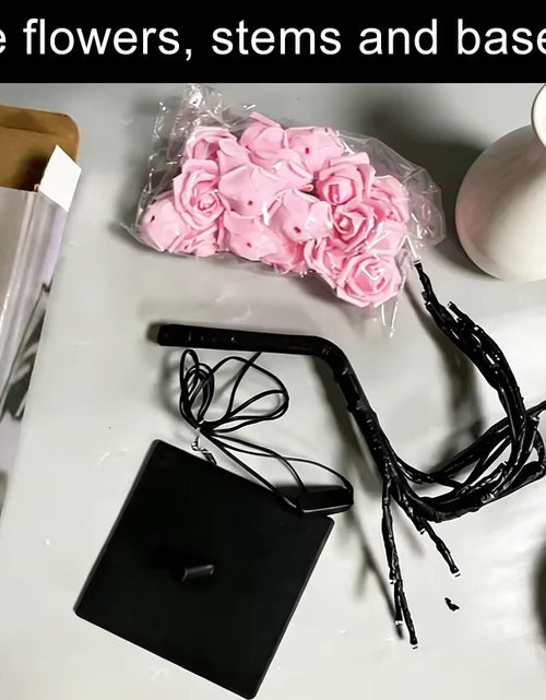 Load image into Gallery viewer, LED Table Lamp Rose Flower Tree USB Night Lights Home Decoration LED Table Lights Parties Xmas Christmas Wedding Bedroom Decor
