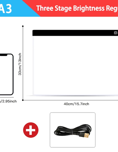 Load image into Gallery viewer, A3/A4/A5 Level Dimmable Led Drawing Copy Pad Board Children'S Toy Painting Educational Kids Grow Creative Gifts for Children
