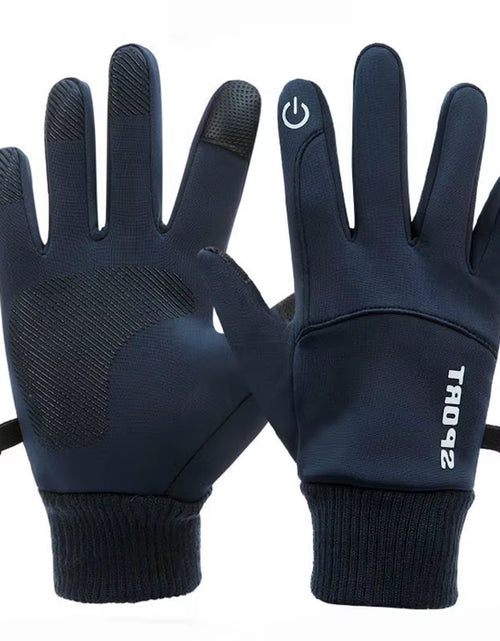 Load image into Gallery viewer, Winter Waterproof Men'S Gloves Touchscreen Windproof Sports Fishing Driving Motorcycle Ski Non-Slip Warm Cycling Women Gloves
