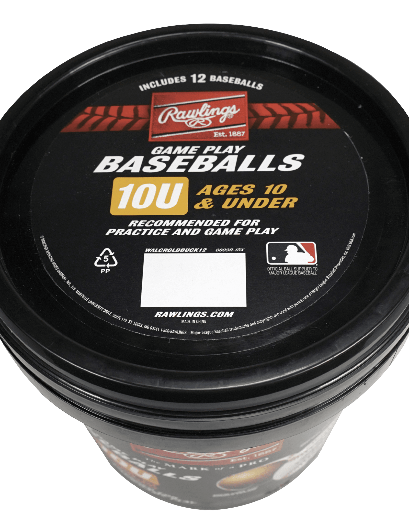 | Official League CROLB Practice Youth Baseballs | Youth/10U | Bucket | 12 Count