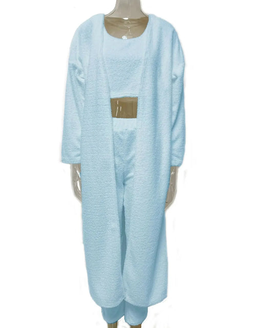 Load image into Gallery viewer, 3-Piece Fuzzy Fleece Loungewear Set
